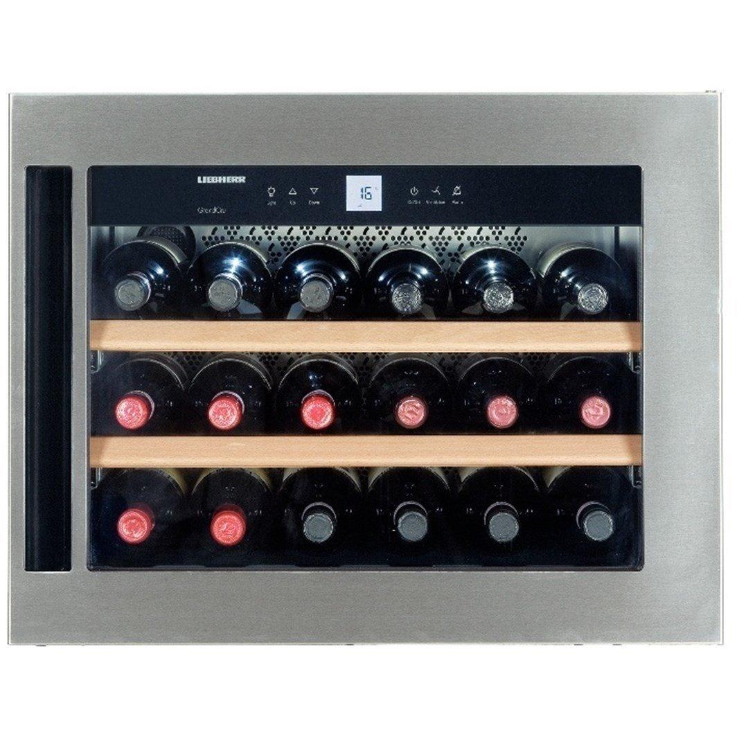 LIEBHERR WKEes 553 GrandCru - Single Zone - Integrated Wine Cabinet - 560mm Wide - 18 Bottles - winestorageuk