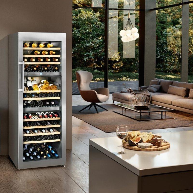 Liebherr WTes 5972 Wine Fridge Vinidor Dual Zone Wine Cabinet - 211 bottles - 700mm wide - winestorageuk
