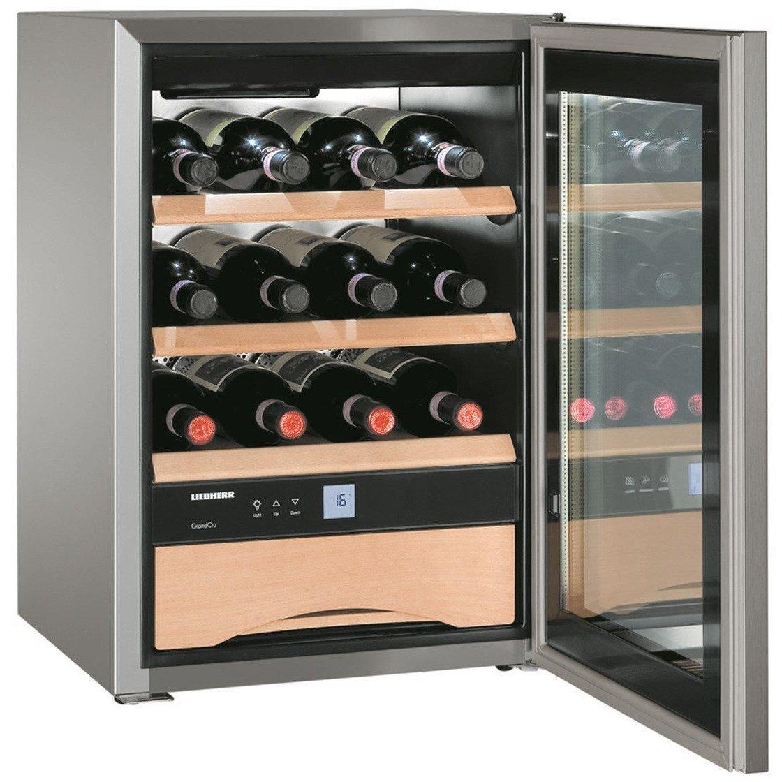 Liebherr WKes 653 Grand Cru - Single Zone Freestanding Wine Cabinet - 440mm Wide - 12 Bottles - winestorageuk