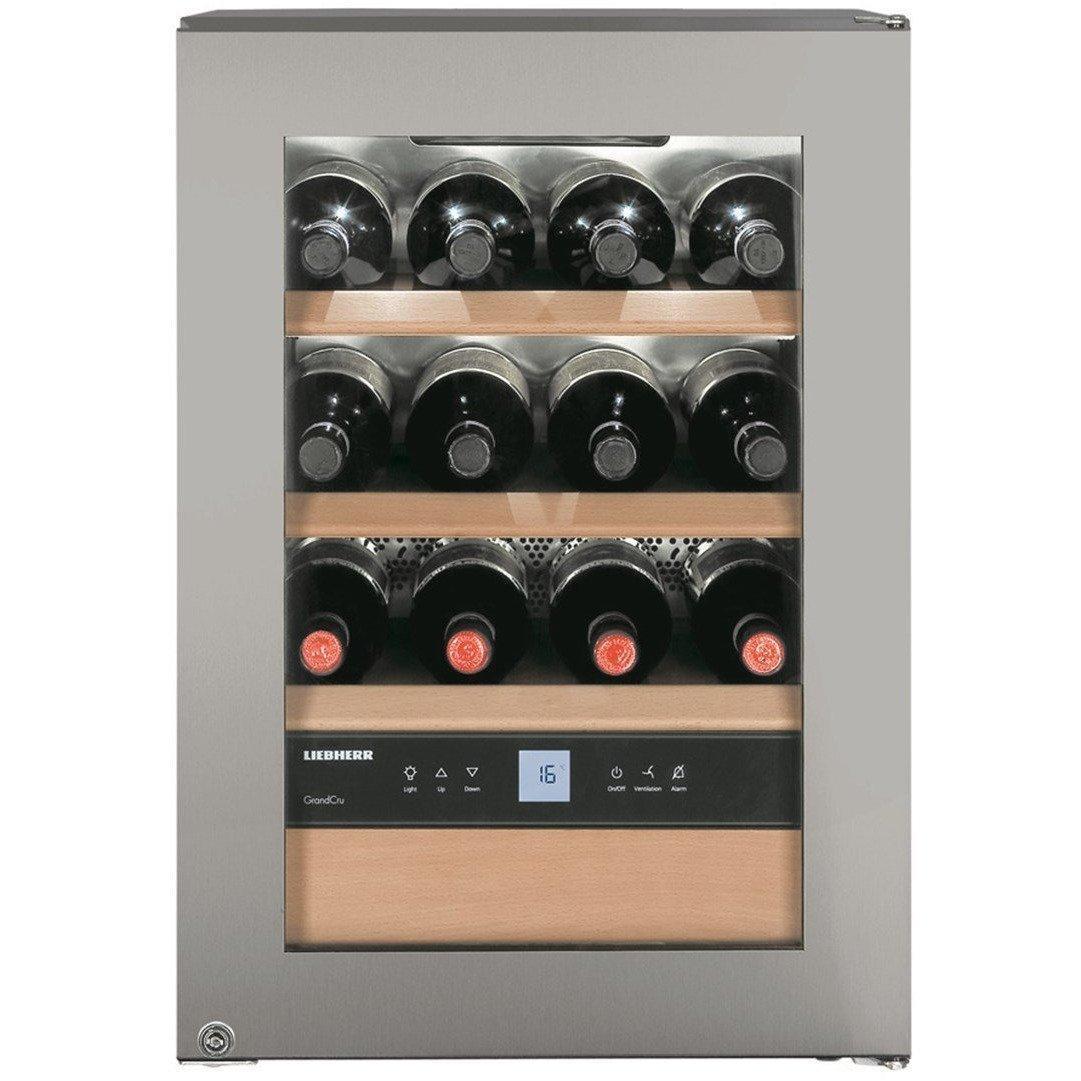 Liebherr WKes 653 Grand Cru - Single Zone Freestanding Wine Cabinet - 440mm Wide - 12 Bottles - winestorageuk