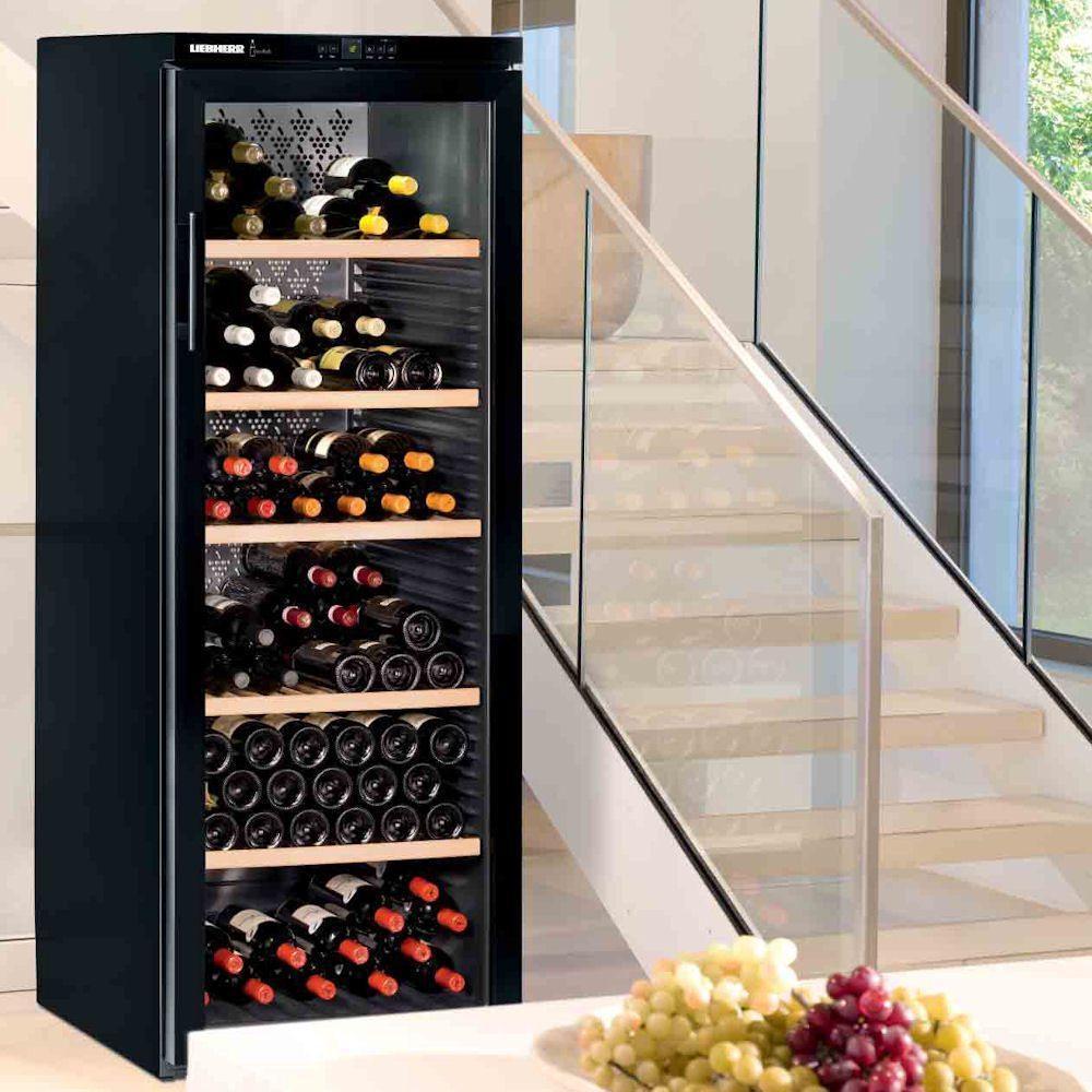 Liebherr WKb 4212 Vinothek Single Zone - Freestanding Wine Cabinet - 600mm Wide - 200 Bottles - winestorageuk