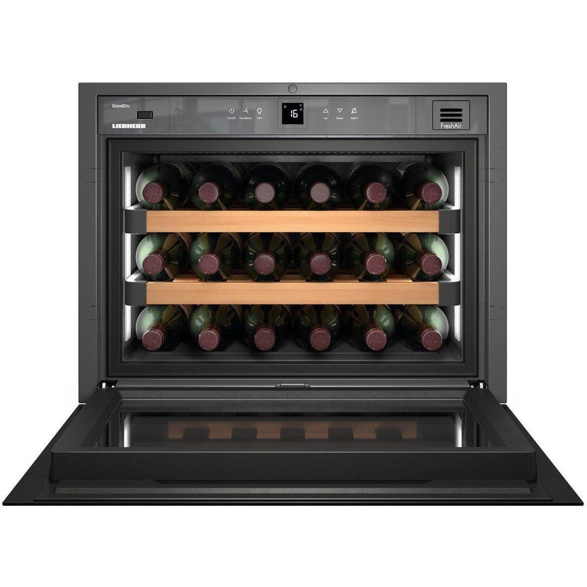 Liebherr WKEgb 582 GrandCru - Single Zone - Integrated Wine Cabinet - 550mm Wide - 18 Bottles - winestorageuk