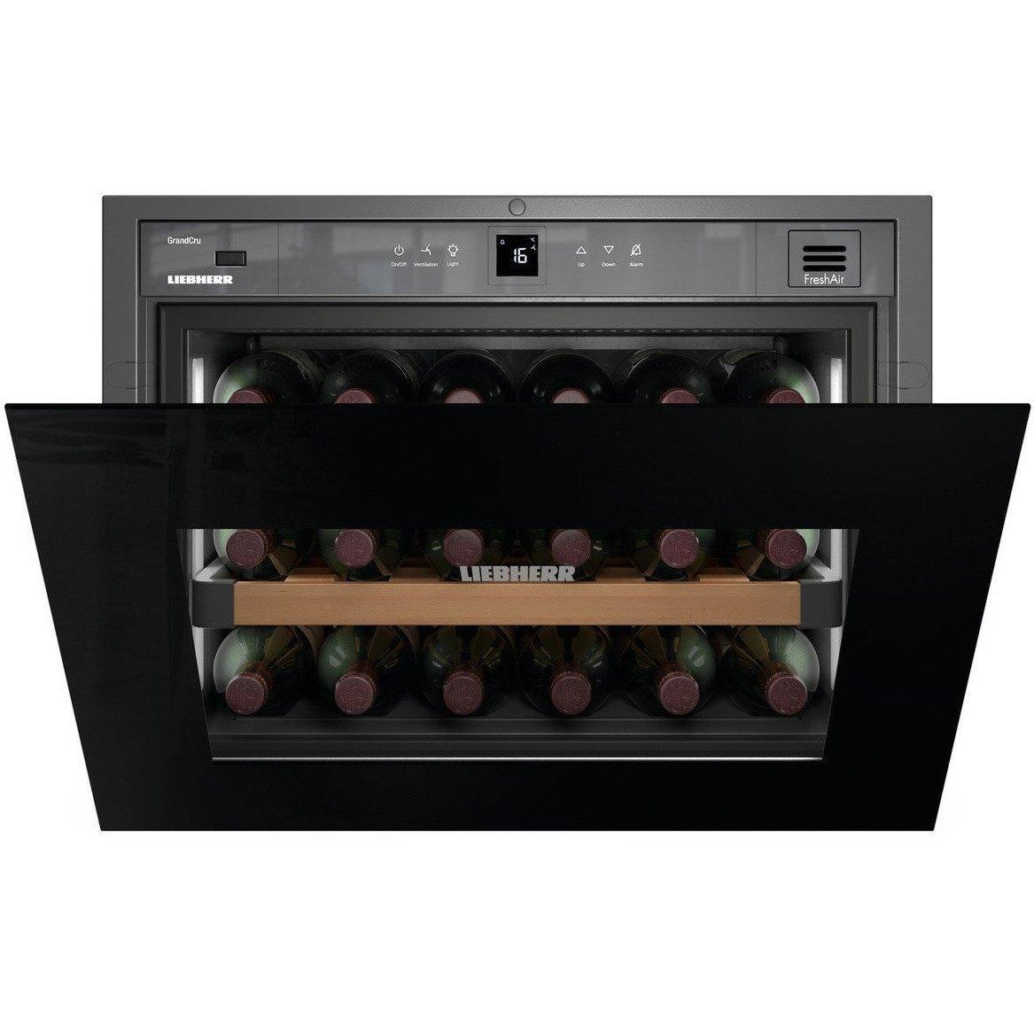 Liebherr WKEgb 582 GrandCru - Single Zone - Integrated Wine Cabinet - 550mm Wide - 18 Bottles - winestorageuk