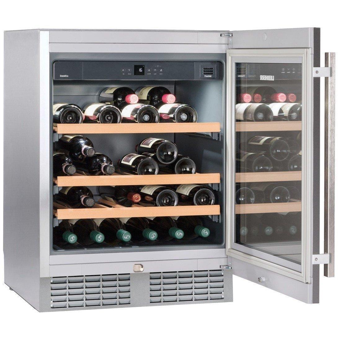 Liebherr UWKes1752 GrandCru - Single Zone - Integrated Wine Cabinet - 597mm Wide - 46 Bottles - winestorageuk