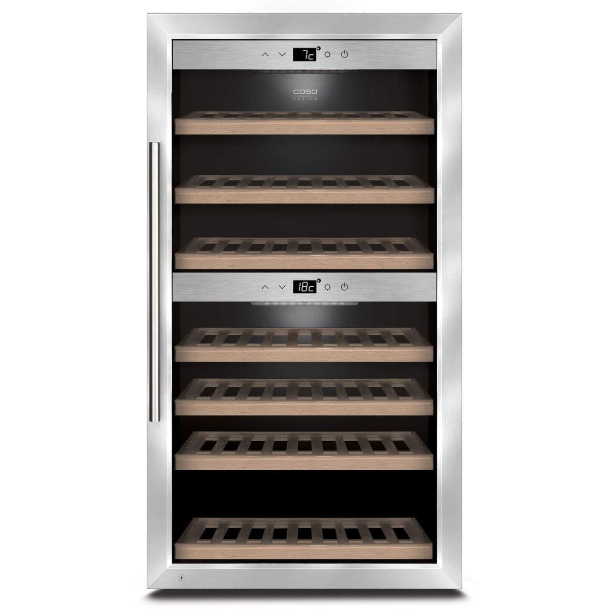 CASO WINE FRIDGE 659 66 Freestanding Dual Zone Wine Ca Winestorageuk Ltd