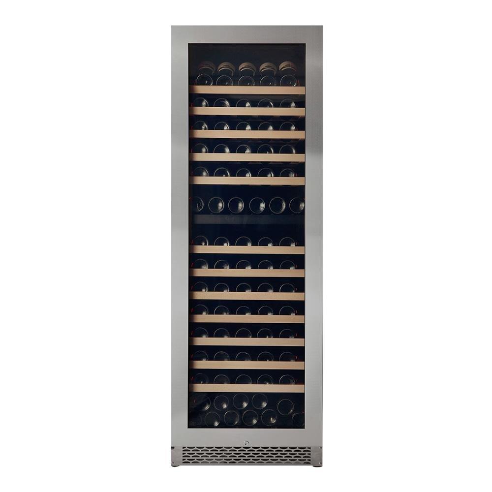Pevino - PNG180D-HHSS - Freestanding Dual Zone Wine cooler / Wine Fridge - Stainless steel front - 190 bottles - 595mm Wide - winestorageuk