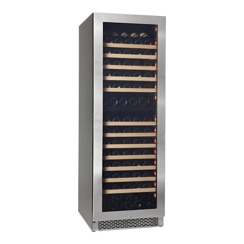 Pevino - PNG180D-HHSS - Freestanding Dual Zone Wine cooler / Wine Fridge - Stainless steel front - 190 bottles - 595mm Wide - winestorageuk