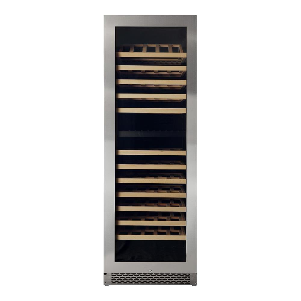 Pevino - PNG180D-HHSS - Freestanding Dual Zone Wine cooler / Wine Fridge - Stainless steel front - 190 bottles - 595mm Wide - winestorageuk