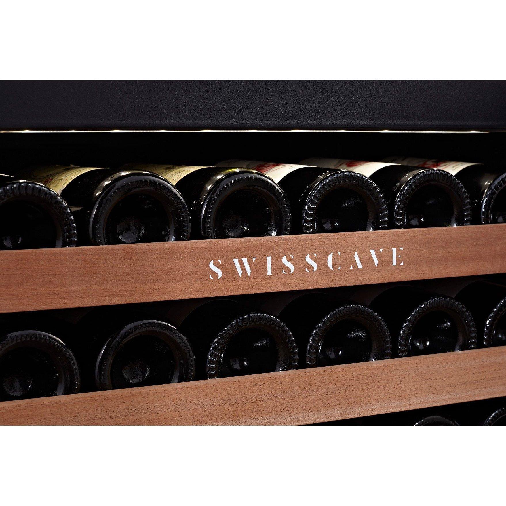 Swisscave -Kitchen Integrated - Single Zone Wine Cabinet WLI-160F (48 BOT) - winestorageuk