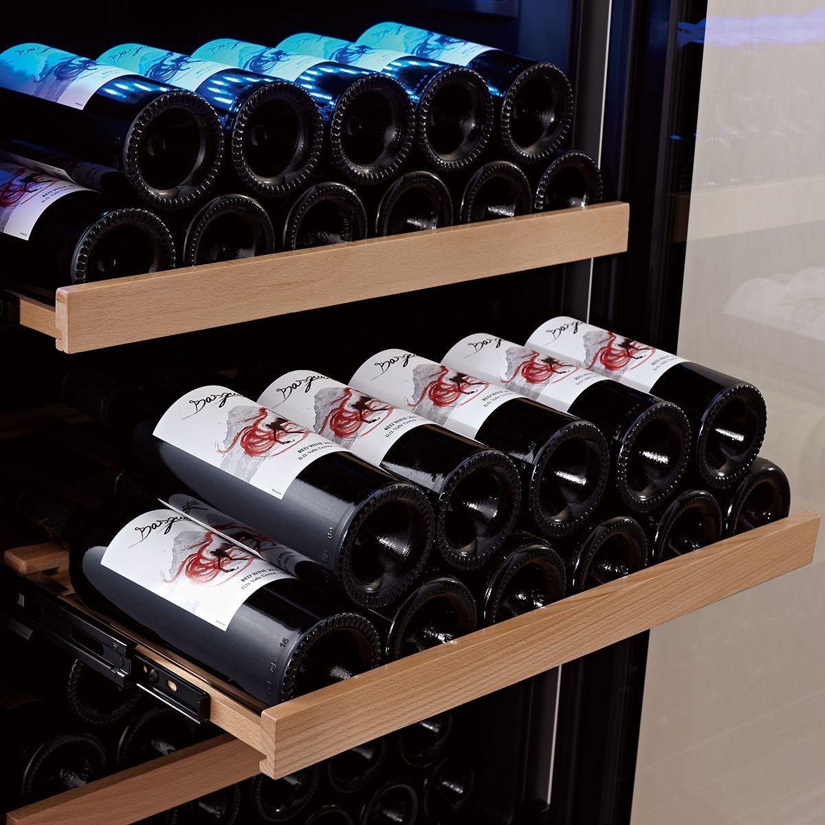 Swisscave - Classic Edition Dual Zone Wine Cabinet WL455DF (166-200 BOT) - winestorageuk