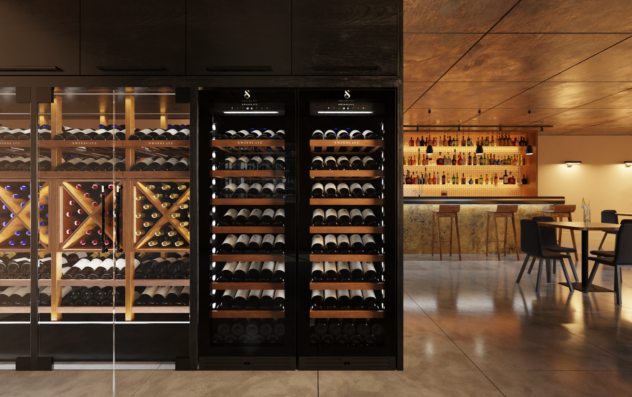 Wine Cellar Double Wine Rack GrandCellar™ 10 Column Full-Depth