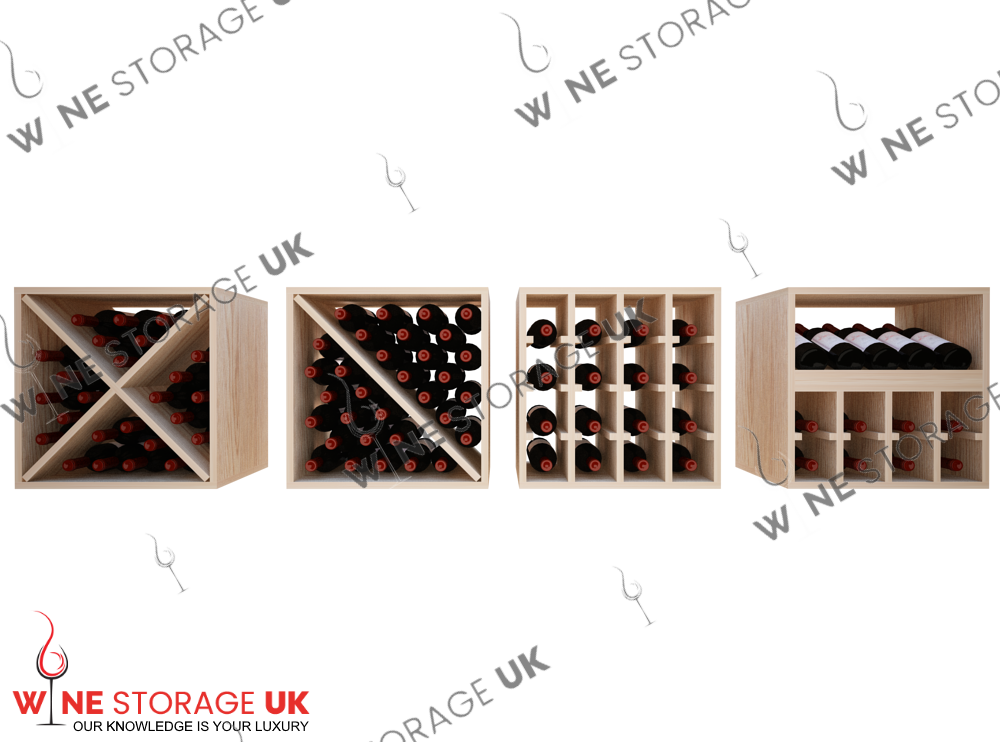 Sommelier Wine racks™ - complete cellar system of fully assembled modular wine racks - Made in England