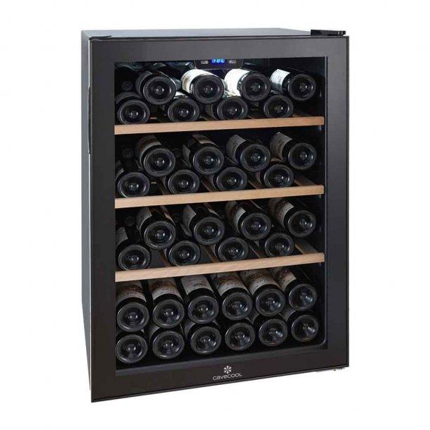 Cavecool Chill Topaz Wine Fridge - 62 bottles - Dual zone wine cooler - Black - winestorageuk