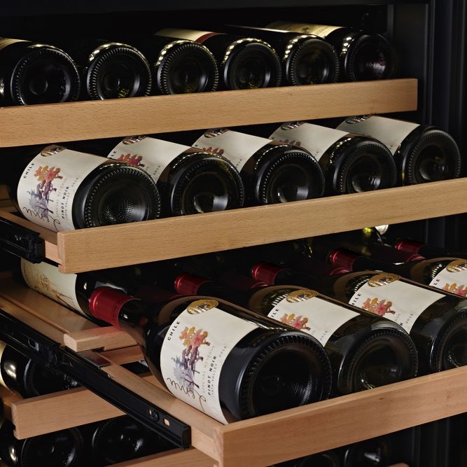 Swisscave  WLB-360DF MIX- Dual Zone Premium Wine Cabinet  (103 - 113 BOT) - 595mm Wide