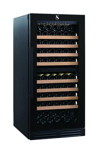 Swisscave WLB-360DF - Dual Zone Wine Cabinet (112 - 135 BOT) - 595mm Wide - winestorageuk