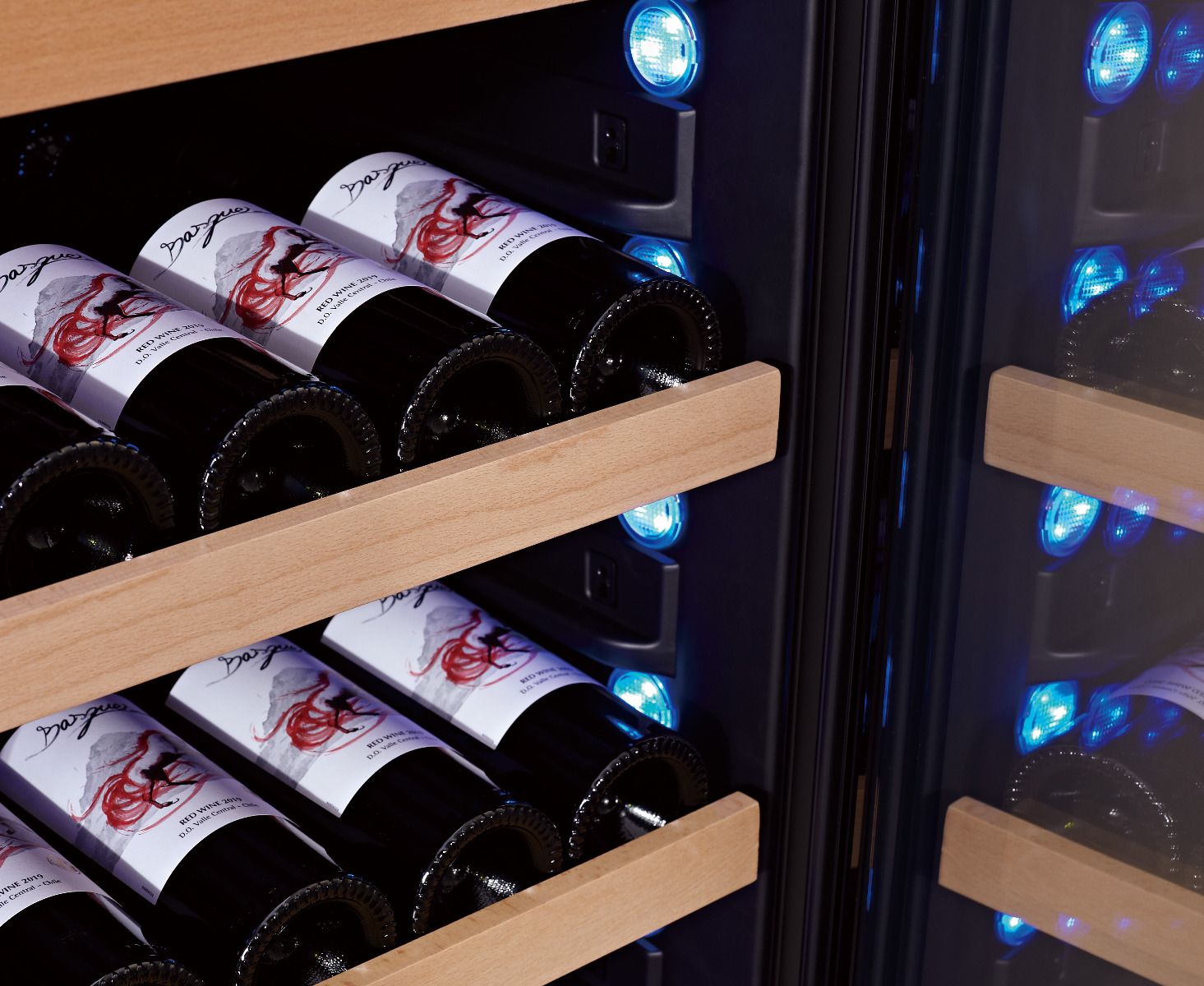 Swisscave WLB-360F - Single Zone Wine Cabinet (110 - 127 bottles) - 595mm Wide - winestorageuk
